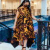 African Freefall Dress Sante Wear