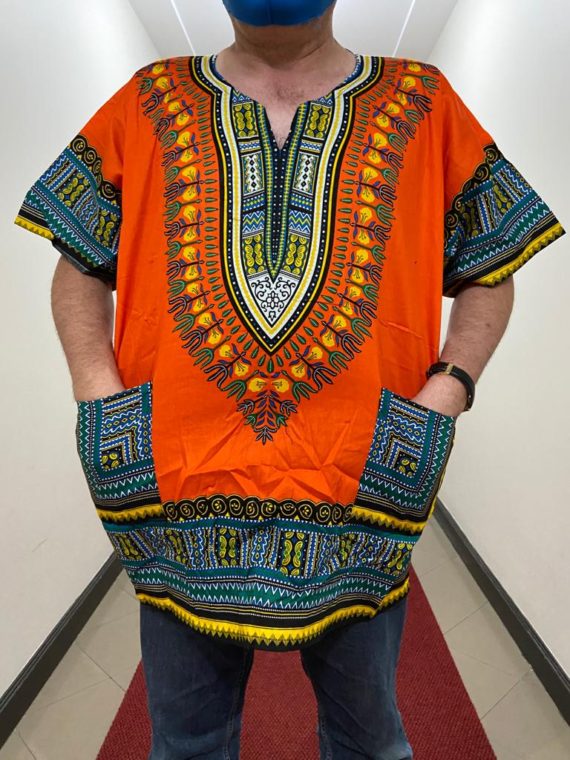 Orange African Dashiki