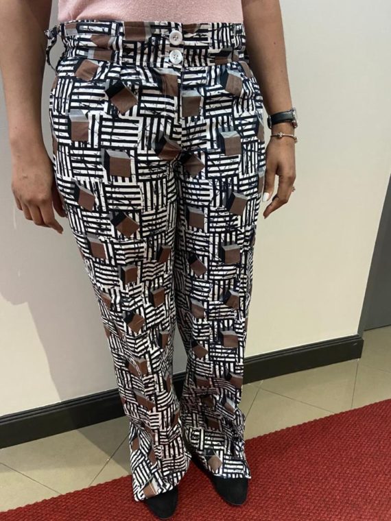 African Cotton Palazzo Pants