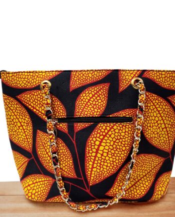 Authentic African Ada Handbag Chain-Handles