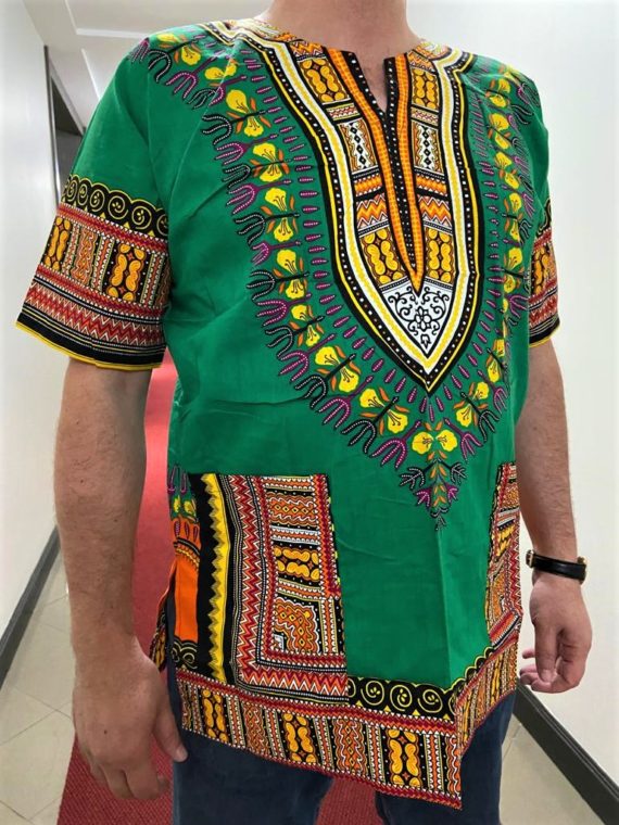 Green African Dashiki