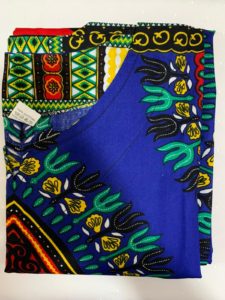 Blue Dashiki Dress