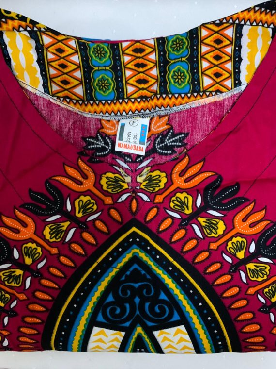 Pink Dashiki dress