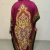 Back of a Pink african long dress