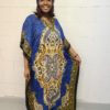Blue african long dress