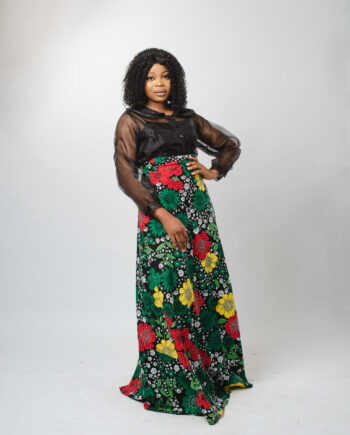 Fully Stoned Long Wrap Skirt