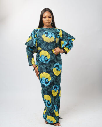African Ankara Long Dress
