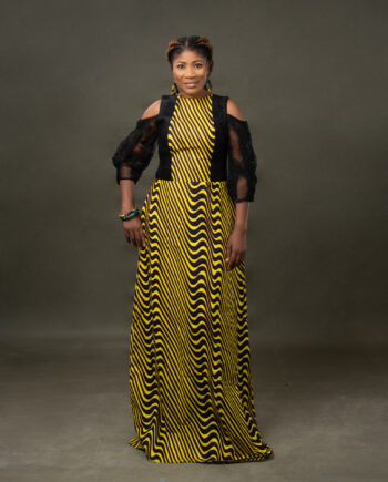 African Long Ankara Dress