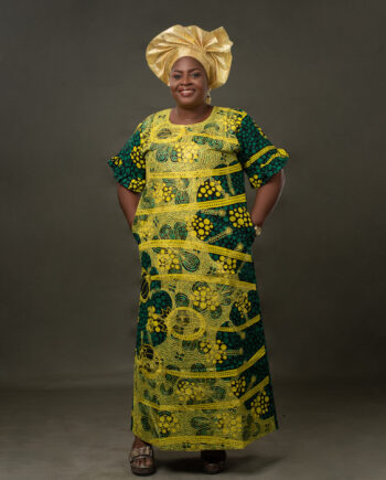 African Print Long Dress