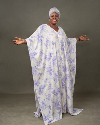 African Long Dress With Pants