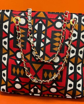 Authentic African Ene Leather Handbag